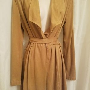 Sassy Microfiber  Suede Look Jacket.